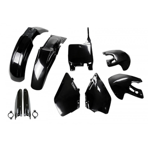 Kit di plastica completa nera per Suzuki RM 125 1999-2000 modello di accessori per moto - Product Image 1