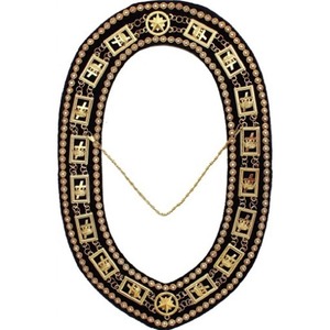 Masonic French Regalia <b>Leather</b> <b>Apron</b> Shape Officer's Ranks Rite of Memphis Misraim Set Badges Custom Embroidered OEM/ODM Service - Product Image 5