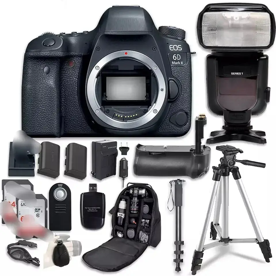 Wholesales For EOS6D 5D Mark II DSLR Camera with 24-105mm USM Lens, WiFi Enabled bundle hot