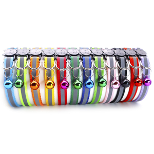 <span class=keywords><strong>Collar</strong></span> reflectante para gatos con campana, <span class=keywords><strong>collar</strong></span> elástico de seguridad ajustable para mascotas - Product Image 6