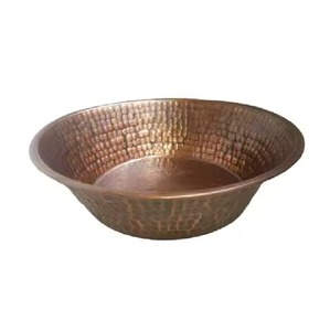 Modern Luxury <b>Copper</b> Basin With Sleek Polished Finished Durable Trendy And Perfect For Statement Bathrooms - Product Image 4