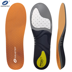IDEASTEP Semelles orthopédiques en carbone pour le soulagement des talons et des douleurs plantaires, avec soutien moyen de la voûte plantaire et orthèses métatarsiennes pour le sport - Product Image 1