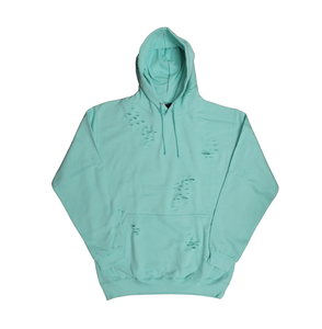 Pull à capuche décontracté nouveau style pour femmes respirant 100% coton Design vieilli avec logo avant vente chaude pour l'hiver - Product Image 2