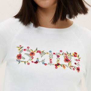 Sudadera bordada de moda nueva para mujer transpirable de alta calidad con cuello levantado para invierno Color blanco precio barato - Product Image 4