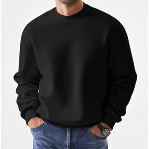 Sweat-shirt à col rond en gros, lourd, à manches longues, surdimensionné, ample, en coton de haute qualité - Product Image 2