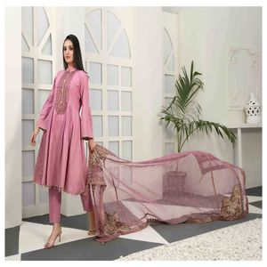 Camisa bordada de Gala para mujer, ropa india y paquistaní sin costuras, Karrandi Banarsi, Dupatta bordado de lujo, Shalwar sin costuras - Product Image 5
