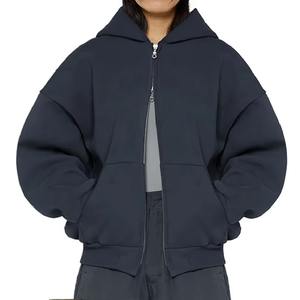 Custom Zipup <b>Hoodie</b> Unisex Best Quality Blanks 500 Gsm <b>Hoodie</b> Cotton Heavyweight Fleece <b>Cropped</b> Men <b>Zip</b> <b>up</b> <b>Hoodie</b> - Product Image 5