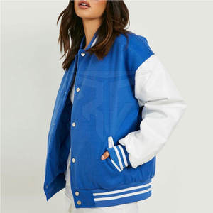 Meilleure vente veste coupe-vent Letterman pour femmes nouveau style vêtements tricotés à la mode caractéristique respirante - Product Image 5