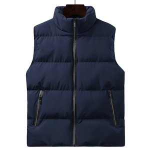 Chaleco de lona de invierno informal para hombre, chaleco acolchado ligero y cálido, abrigo impermeable sin mangas con logotipo personalizado de pato, buen aislante - Product Image 6