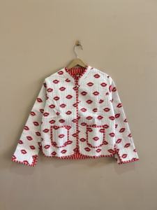 Chaqueta Acolchada de Algodón con Estampado Étnico Bohemio, Transpirable, para Todas las Temporadas, para Mujer - Product Image 1