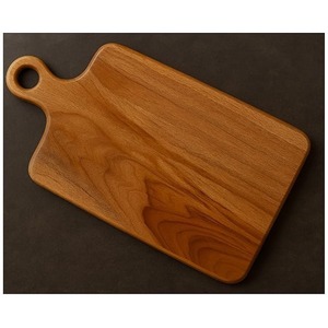 Planche à découper en bois artisanale avec des coins arrondis, finition lisse, passe au lave-vaisselle, épaisseur de 1,5 cm - Décoration de cuisine artisanale - Product Image 2