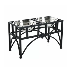 Factory Manufacturer Stainless Steel Dog Food <b>Bowl</b> with Metal <b>Stand</b> <b>Bowls</b> for Food and Water From Manufacturer New Arrivals - Product Image 1