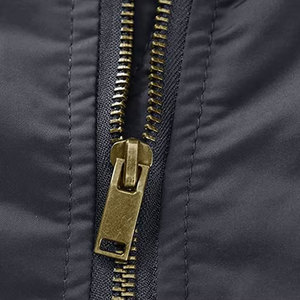Chaqueta de cuero de lana Retro 2025 de alta calidad, duradera, a la moda, con cuello levantado, tela de lona para uso diario de estilo clásico - Product Image 4