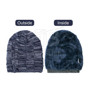 หมวกบีนนี่สำหรับฤดูหนาวหมวกบีนนี่ขนสัตว์ออร์แกนิกออกแบบได้ตามต้องการ - Product Image 3