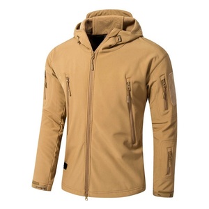 High Quality Wholesale Thick Zip <b>Men</b> Winter <b>Jackets</b> Custom <b>Men</b> Outdoor <b>Soft</b> <b>Shell</b> Windbreaker <b>Jackets</b> - Product Image 1