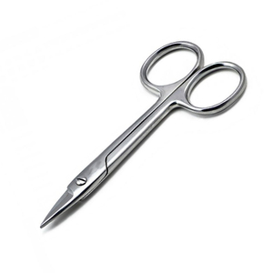 Tijeras Profesionales para Cutículas de Uñas, con Mango Antideslizante, Curvas y Afiladas, Ligeras, Reutilizables, de Acero Inoxidable de Alta Calidad - Product Image 1