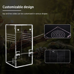 Exportador Directo: Hábitat Apilable de Acrílico para Tarántulas, Empaque Plano, Entrega Rápida, Stock Disponible, Envío en 14 Días, Recinto de Acrílico - Product Image 5