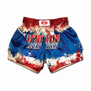 Short de combat de boxe pour hommes et femmes Vêtements de kickboxing avec couleurs patchwork Confortable Slim Cut MMA Muay Thai Trunks - Product Image 1