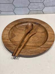 Grande assiette de service en bois de manguier, design moderne, assiette à collation en bois d'acacia, assiette de présentation en bois de luxe, qualité attrayante - Product Image 5