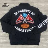 Nouvelle Veste Bomber Universitaire Premium en Chenille avec Broderie et Patchs, Style Letterman, Grande Taille pour Hommes, Veste de Baseball Collégiale, Service ODM