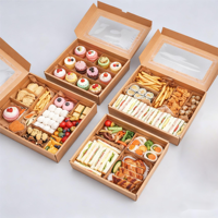Boîte à tacos personnalisée grande taille, conteneur alimentaire en carton à emporter, support en papier, Caja Tacos Grande