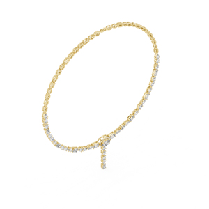 Collar de Oro Blanco de 14K con Esmeralda, Diamante Cultivado en Laboratorio en Forma de Marquesa, Pera y Ovalado, para Fiestas, Lujoso, Certificado, Elegante, Joyería Fina para Novias - Product Image 3