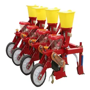 We Are Best Suppliers Of High Quality Tractor Maize Corn Fertilizer 4 Roll Seeder Corn Planter Machine Available Now Online