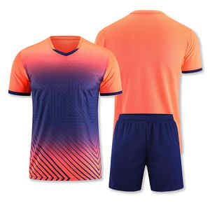 Sublimación de fútbol personalizada, uniforme superior, ropa deportiva, uniformes de fútbol de entrenamiento, camiseta y pantalones cortos Unisex - Product Image 5