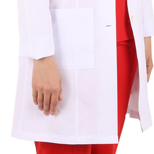 เสื้อโค้ทแพทย์สำหรับทั้งชายและหญิงเสื้อคลุมสครับสีขาวสำหรับแพทย์และพยาบาลเสื้อโค้ทสำหรับแพทย์และพยาบาล - Product Image 6