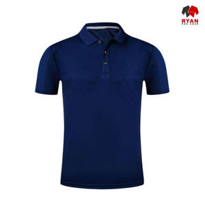 RYAN PRO GEAR Customized <b>Men's</b> Polo <b>Shirts</b> Front Custom Logo Anti-Wrinkle Knitted <b>Viscose</b>/Polyester Fabric Half Sleeve - Product Image 6
