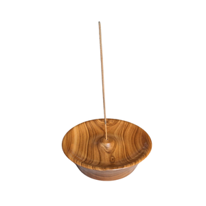 Brûleur d'encens religieux en bois naturel et laiton, fait main, design imprimé, écologique, en bois de santal, nouveau style, look tendance, prix abordables - Product Image 6
