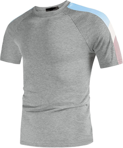 OEM Custom Made Comfortable Plain Twin <b>Sets</b> for Adults Men Twin <b>Sets</b> logo Printing Lightweight Cotton T-shirt and Shorts - Product Image 5