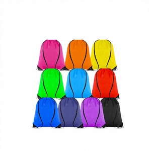 Non Woven Drawstring <b>Backpack</b>, Eco-Friendly <b>Promotional</b> Spunbond Rucksack with Custom Logo - Product Image 1