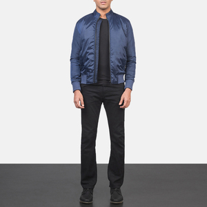 Breathable High Street Winter Wear 2024 <b>Thin</b> Eco-Friendly Windproof Quick Dry Customizable Polyester Material <b>Men</b> Stand <b>Jacket</b> - Product Image 2