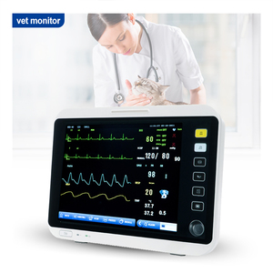 Monitor Veterinario <span class=keywords><strong>de</strong></span> <span class=keywords><strong>Signos</strong></span> Vitales, Monitor Holter ECG Portátil Veterinario, Mini Monitor Veterinario Multiparamétrico EtCO2 para Mascotas - Product Image 1