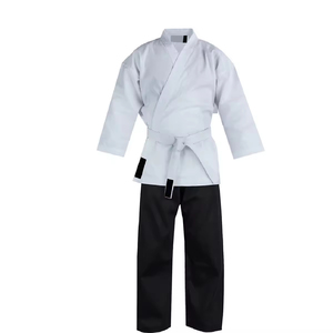 Uniforme d'arts martiaux unisexe léger pour étudiants en karaté gi Design blanc personnalisé pour enfants et adultes Uniforme de karaté sportif - Product Image 1