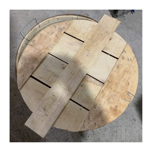 Cesta de cangrejo hecha a mano con asas de madera duraderas Cubo de almacenamiento ecológico para marisco fresco Material de madera Uso en el mercado - Product Image 6