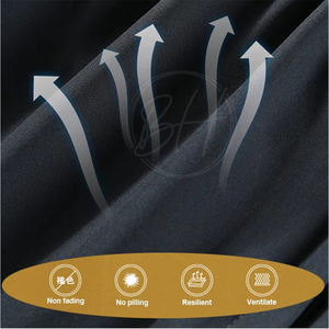 Pantalones cortos de correr de cintura media para hombre personalizados con cierre de cintura elástica Patrón sólido Lona de punto Teñido liso-Servicio OEM disponible - Product Image 6