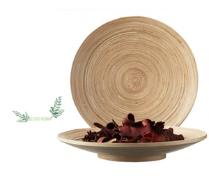 แผ่นไม้ไผ่แบบย่อยสลายได้และแผ่นไม้ไผ่หมุนเป็นมิตรกับสิ่งแวดล้อมทำจากไม้ไผ่ธรรมชาติ100% ในเวียดนาม - Product Image 1