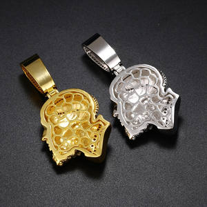 Pendentif Hip Hop en diamant personnalisé bijoux en moissanite de luxe pour hommes et femmes accessoire de mode audacieux - Product Image 2