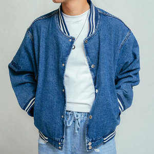 Customized Design Denim <b>Jacket</b> for Men Cotton Wear Casual Wear Clothing Soft Fabric Denim <b>Jacket</b> for Men - Product Image 1