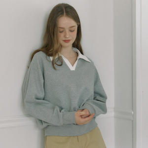 สเวตเชิ้ตโลโก้ปกคอเสื้อกันเหงื่อดีไซน์ทันสมัยเหมาะสำหรับเสื้อสไตล์ประจำวันของผู้หญิง - Product Image 2