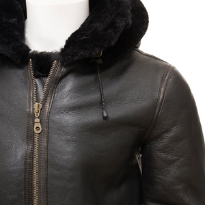 Comfortable Winter Everyday Soft Genuine Leather Finish Modern Casual Waterproof Windproof Breathable Eco-Friendly High <b>Jacket</b> - Product Image 4
