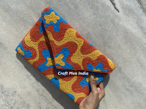 Best Selling New <b>Embellished</b> Fruit Crossbody Beautiful Design Seed Bead <b>Clutch</b> Bag for Girls Women's Bright color elegant look - Product Image 4