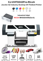 Impresora UV Plana Automática de Alta Velocidad, 10 Colores, 61x43cm, Tamaño A2, para Personalizar Carcasas Electrónicas y Paneles de Control