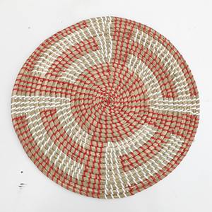 Plato decorativo tejido, mantel individual de algas marinas, mantel individual de hierba marina natural, mantel individual de paja - Product Image 6