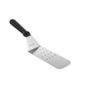 "Robert Bronwasser Black Perforated Spatula 368x76mm Flexible <b>Utensil</b>" - Product Image 1