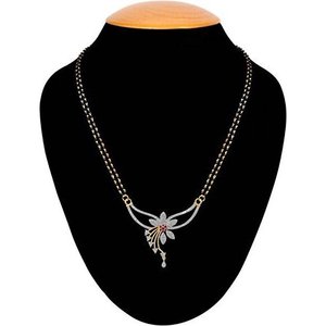 Bijoux de mariage AD Mangalsutra avec zircon comme pierre principale - Product Image 2