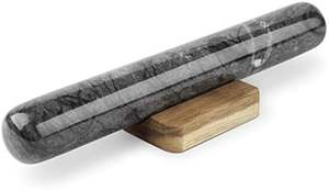 หมุดกลิ้งหินอ่อนสีดำวินเทจหมุดกลิ้งหินอ่อนหินอ่อนสีดำหินอ่อนฝรั่งเศส - Product Image 5