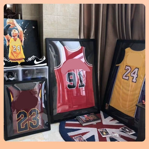 Marco de Madera para Fotos, Diseño Ecológico para Exhibición en Pared, para Artículos Deportivos de la <span class=keywords><strong>NBA</strong></span>, Baloncesto, Tenis, <span class=keywords><strong>Ropa</strong></span> con Autógrafos - Product Image 5
